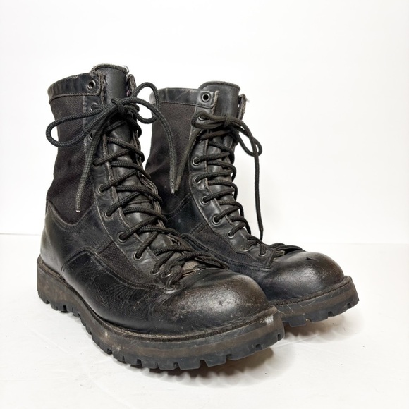 Danner Acadia 8” Men\'s Black Tactical Combat Boots Leather Gore-Tex Size 9.5